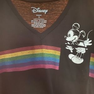 EUC Torrid Disney Mickey Pride V Nexk Tee Sz. 2